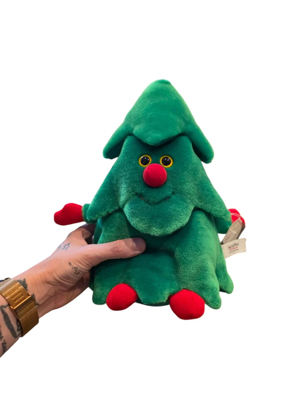Plush Schaffer Kuschelfreunde Christmas Tree With Face 11